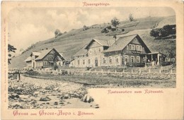 ** T2/T3 Velká Úpa, Gross Aupa I. Böhmen, Groß Aupa (Pec Pod Snezkou, Petzer); Riesengebirge, Restauration Zum Rübezahl  - Otros & Sin Clasificación