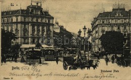 T2/T3 1902 Berlin, Potsdamer Platz / Square, Horse-drawn Tram, Hotel (EK) - Unclassified