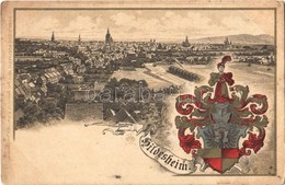 ** T2 Hildesheim, Heraldische Postkarte No. 17. F. Astholz Art Nouveau, Litho - Non Classés