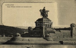 ** T1 Koblenz, Coblenz; Kaiser Wilhelm Denkmal Am Deutschen Eck / Monument, Art Nouveau - Unclassified