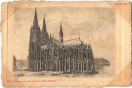 ** T2 Köln, Cologne; Dom / Cathedral. Etching S: Paul Matthes - Non Classés