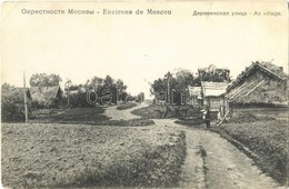 ** T2/T3 Moscow, Moscou; Au Village / Road In The Village  (EK) - Autres & Non Classés