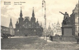 ** T1/T2 Moscow, Moskau, Moscou; Place Rouge / Red Square, State Historical Museum. Knackstedt & Co. - From Postcard Boo - Sonstige & Ohne Zuordnung