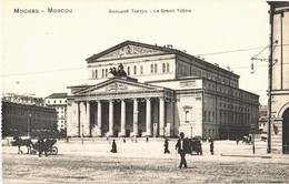 ** T1/T2 Moscow, Moskau, Moscou; Le Grand Teatre / Grand Theater (Bolsoi Theatre). Knackstedt & Co. - From Postcard Book - Sonstige & Ohne Zuordnung