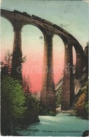 * T2/T3 1913 Albulabahn, Landwasserviadukt / Albula Railway, Landwasser Viaduct, Railway Bridge Between Schmitten Und Fi - Other & Unclassified