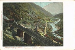 ** T2 Gotthardbahn, Ferrovia Del Gottardo; Pianotondo Viadotto E Galleria / Gotthard Railway, Viaduct - Sonstige & Ohne Zuordnung