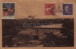 T2 1923 Falkenberg, Jarnvagsbron / Bridge. TCV Card - Andere & Zonder Classificatie