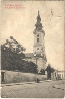 T2/T3 1907 Beograd, Belgrád, Belgrade;  L'Eglise Cathedrale / Cathedral (fa) - Autres & Non Classés