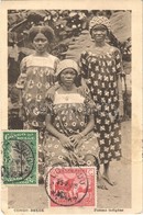 T3 Congo Belge, Femme Indigene / Belgian Congolese Folklore, Women. TCV Card (small Tear) - Sin Clasificación