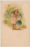 ** T2 Children In The Forest. Litho, Mini Card (10,8 X 7 Cm) - Zonder Classificatie