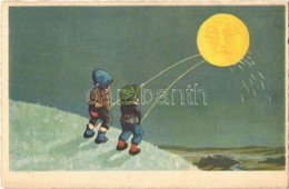 ** T2 Children Pissing On The Moon. WSSB 9279. Humour - Ohne Zuordnung