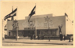 ** T2 Magyarország Pavilonja A Brüsszeli Világkiállításon 1935-ben, Magyar Zászlók / Pavillon De La Hongrie / Hungarian  - Ohne Zuordnung