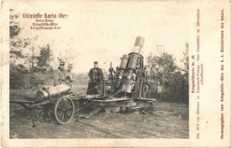 T2/T3 1915 Kriegsbildkarte Nr. 40. Die 30,5 Cm Mörser In Russisch-Polen: Das Geschütz In Elevation Schußbereit. Kriegshi - Ohne Zuordnung