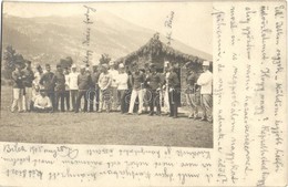 T2/T3 1905 Bilek, Katonatisztek A Táborban / K.u.K. Military Officers In Bilek. Photo - Ohne Zuordnung