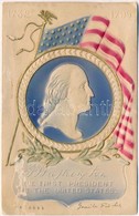 T3 1910 G. Washington, The First President Of The United States 1732-1799. Emb. (wet Damage) - Unclassified