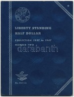 Előnyomott Whitman érmetartó Album 'Liberty Standing Half Dollar Collection 1937 To 1947' Féldollárosok Részére - Sin Clasificación