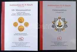 2019. 'Auktionhaus H.D. Rauch - 108. Münzenauktion' + 2019. 'Auktionhaus H.D. Rauch - Ordensauktion - 5. Dezember. Újsze - Non Classés