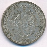 1929. 2P Ag 'Madonna' T:3 Patina Adamo P7 - Ohne Zuordnung