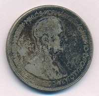 1930. 5P Ag 'Horthy Jobbra' T:3 Patina 
Adamo P8 - Sin Clasificación