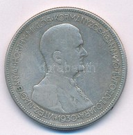 1930. 5P 'Horthy Jobbra' Ag  T:2-,3
Adamo. P8 - Non Classés