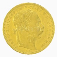 1890KB 8Ft/20Fr Au 'Ferenc József / Fiume Címer' (6,46g/0.900) T:2 
Hungary 1890KB 8 Forint/20 Francs Au 'Franz Joseph / - Ohne Zuordnung