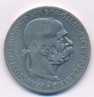 Ausztria 1900. 5K Ag 'Ferenc József' T:3 Ph. 
Austria 1900. 5 Corona Ag 'Franz Joseph' C:F Edge Error Krause KM#2807 - Ohne Zuordnung