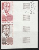 WALLIS Et FUTUNA - ESSAI DE COULEUR - PA N°105 ** X2 (1980) Alexander Fleming - Imperforates, Proofs & Errors