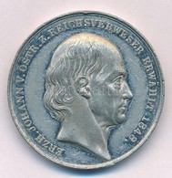 Ausztria 1848. 'Johann Főherceg' Fém Emlékérem (37mm) T:2 Ph. 
Austria 1848. 'Prince Johann' Metal Commemorative Coin (3 - Sin Clasificación