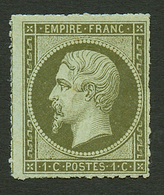 1c Empire (n°11) Perçé En Ligne Neuf *. Rare. Signé SCHELLER. TTB. - Autres & Non Classés