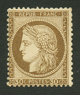 30c CERES (n°56) Neuf * (presque **). Signé BRUN. Cote 1100€. TB. - Autres & Non Classés