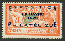 2F EXPOSITION DU HAVRE N°257A Neuf **. Cote 1600€. Signé SCHELLER. TTB. - Other & Unclassified