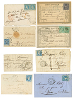 FRANCE - Lot De 27 Lettres Classiques Avec TB Oblitérations, Taxes...... Superbe. - Collections