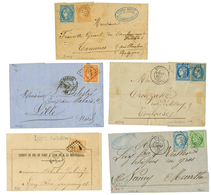 Emission De BORDEAUX - Superbe Lot De 5 Lettres Sélectionnées. TTB. - Collections