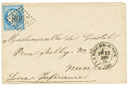 25c CERES (n°60) Obl. GC 2608 + Cachet Type Spécial LA ROCHE-S-YON Sur Env. Pour NANTES. Superbe. - Other & Unclassified