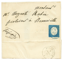 "CHAMOUX" : 1855 SARDAIGNE 20c (n°8) TB Margé Obl. CHAMOUX Sur Lettre Pour BONNEVILLE. Certificat RAYBAUDI. RARE. TB. - Autres & Non Classés