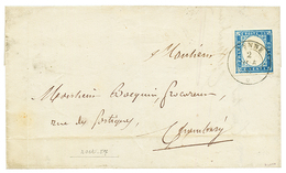 "YENNE" : 1855 SARDAIGNE 20c (n°12) Obl. YENNE Filets Intacts Sur Lettre Pour CHAMBERY. Signé LAMY. TB. - Autres & Non Classés