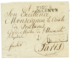 1811 P.102.P COBLENTZ Sur Lettre Pour PARIS. TTB. - 1792-1815: Départements Conquis