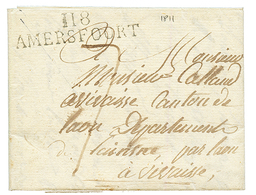 1811 118 AMERSFOORT Sur Lettre Pour La FRANCE. Superbe. - 1792-1815: Départements Conquis