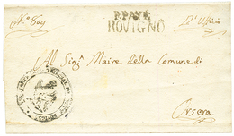 (1812) Cachet Rare P.PAYE + ROVIGNO Sur Lettre Sans Texte Pour ORSERA. RARETE. TB. - Other & Unclassified