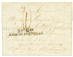 1811 Bau Gal ARM. DE PORTUGAL Sur Lettre Avec Texte Daté "SALAMANQUE" Pour NICE. RARE. TTB. - Army Postmarks (before 1900)
