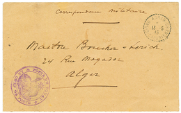 1915 ADRAR OASIS SAHARIENNES + POSTE DU TOUAT Sur Env. Pour ALGER. TTB. - Army Postmarks (before 1900)