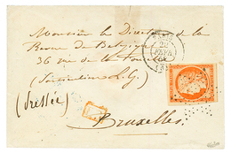 1852 40c CERES (n°5) Grandes Marges Obl. Etoile Sur Env (pd) De PARIS Pour La BELGIQUE. TTB. - 1849-1850 Cérès