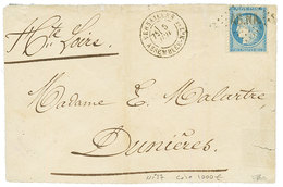 "ASSEMBLEE NATIONALE Sur 20c SIEGE " : 1871 20c SIEGE (n°37) Obl. ASNA + VERSAILLES ASSEMBLEE NATle Sur Env (pd) Pour DU - 1870 Siege Of Paris