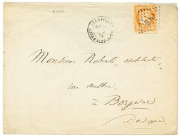 "ASSEMBLEE NATIONALE Sur 40c SIEGE " : 1871 40c SIEGE (n°38) Obl. ASNA + VERSAILLES ASSEMBLEE NATle Sur Enveloppe Pour B - 1870 Siege Of Paris