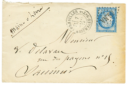 1875 25c CERES Obl. ASNA + VERSAILLES ASSEMBLE NATle Sur Lettre. Cote 275€. TB. - 1871-1875 Ceres