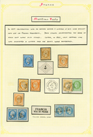 Magnifique Collection D' Oblitérations Maritime Sur 23 Timbres. TB. - Other & Unclassified