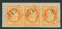 LE CAIRE : GC 5119 Sur Superbe Bande De 3 Du 40c (n°31) Sur Fragment. Superbe. - Other & Unclassified