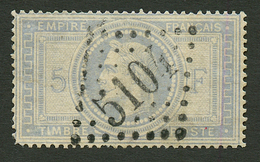 SHANGHAI CHINE : GC 5104 Sur 5F EMPIRE (n°33). Cote 1750€. Petits Défauts. Frappe Superbe. - Autres & Non Classés