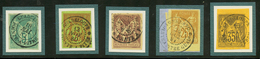 GUADELOUPE : COLONIES GENERALES SAGE Ensemble De 5 Timbres. Qualité Choisie. Superbe. - Other & Unclassified