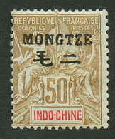 MONGTZE : 50c (n°13) Neuf *. Cote 130€. TTB. - Autres & Non Classés